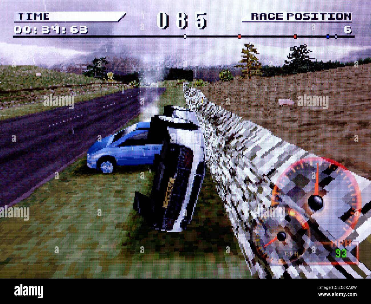 Testfahrt 4 – Sony PlayStation 1 PS1 PSX – nur für redaktionelle Zwecke Stockfoto