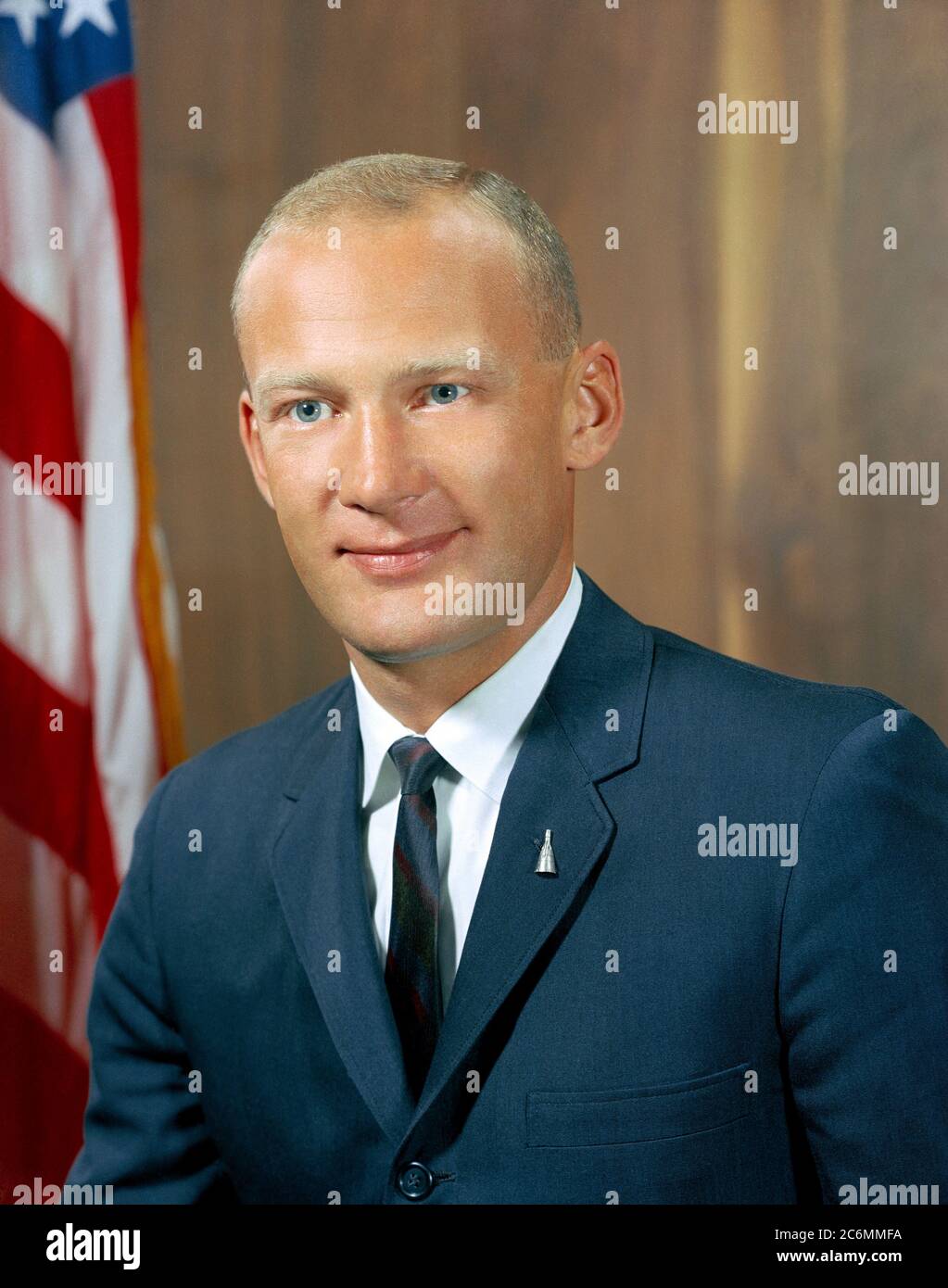 (1963) - - - Astronaut Edwin E." "Buzz" Aldrin, Jr. in ziviler Kleidung. Stockfoto
