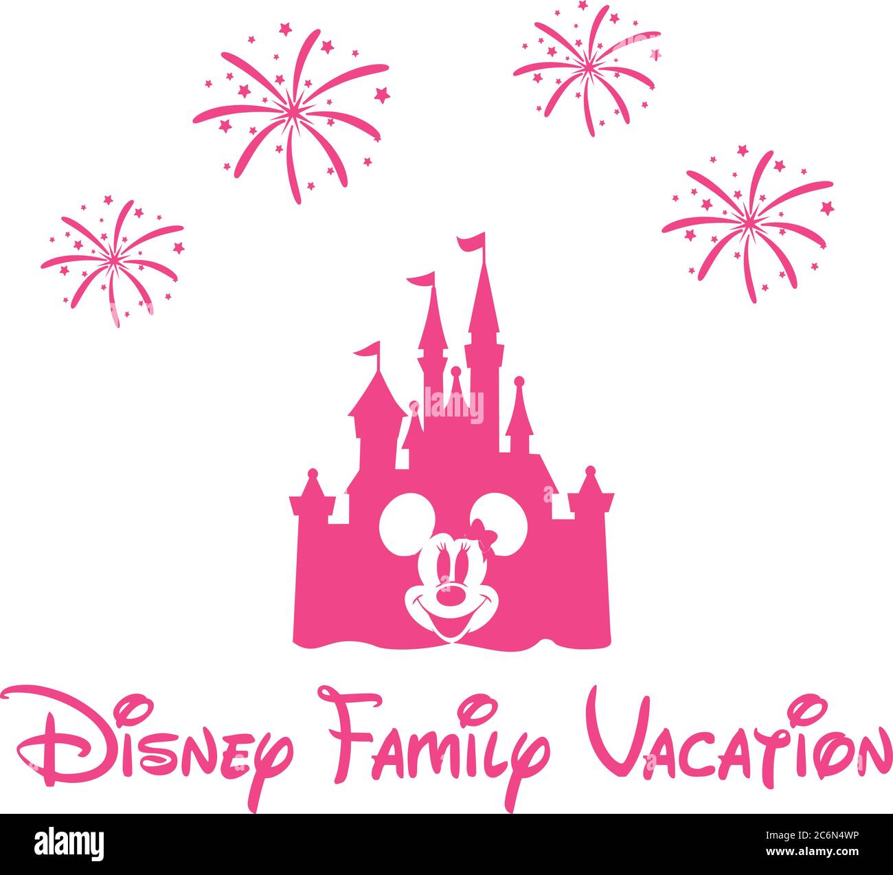 Feier, Feuerwerk, Geburtstag Schloss Ikone Stock Vektor