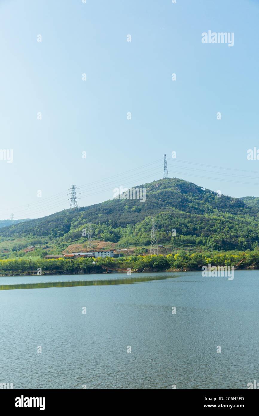 Sommer im Freien in Xishan See, Dalian, China Stockfoto