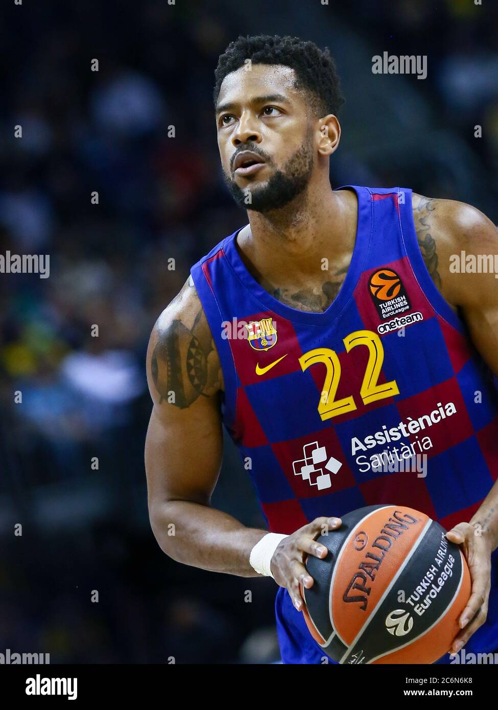 Berlin, 04. März 2020: Basketballspieler Cory Higgins vom FC Barcelona während des EuroLeague-Basketballspiels Stockfoto