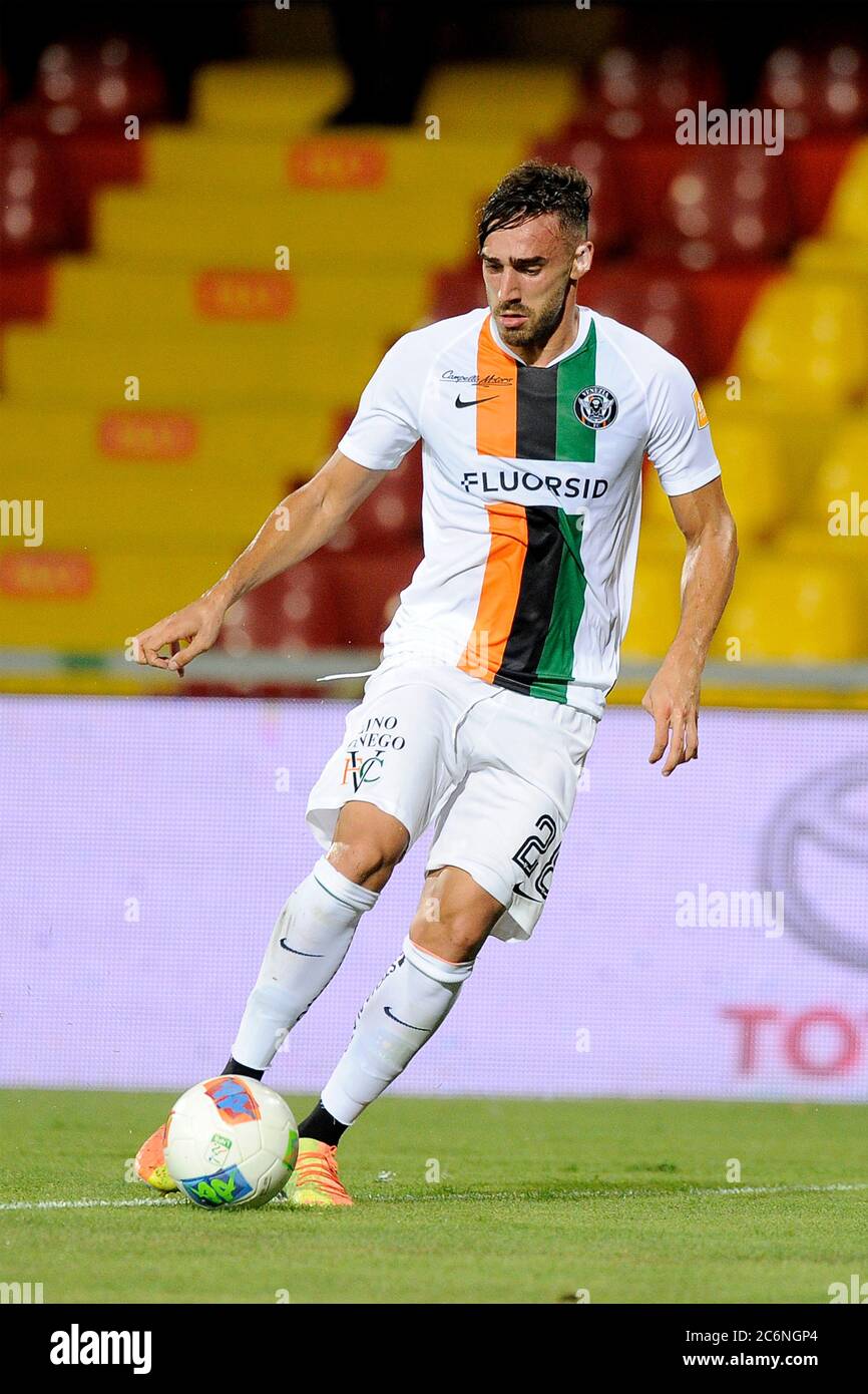 Cappello Alessandro Spieler von Venedig, während des Spiels der italienischen Fußball-Meisterschaft Serie B zwischen Benevento gegen Venedig Endergebnis 1-1, Spiel Stockfoto