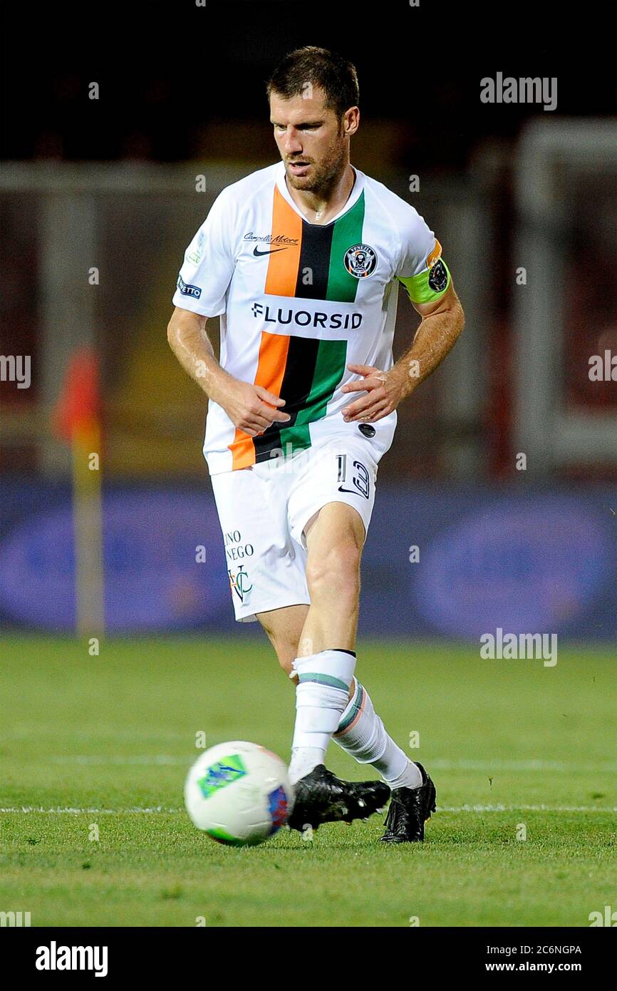 Modolo Antonio Spieler von Venedig, während des Spiels der italienischen Serieb Fußball-Meisterschaft zwischen Benevento gegen Venedig Endergebnis 1-1, Spiel gespielt Stockfoto