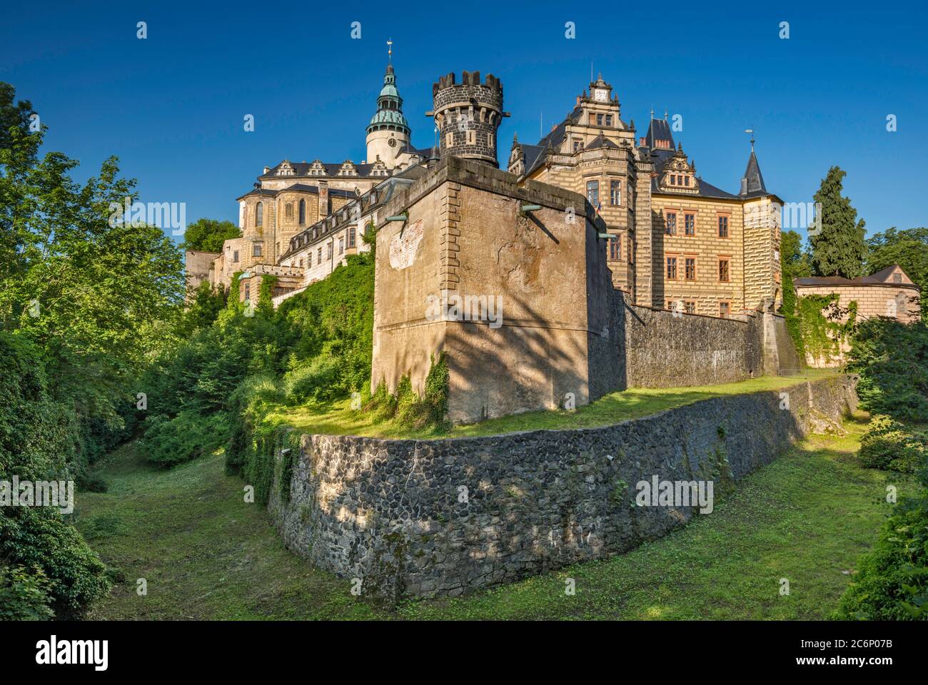Schloss in Frydlant in Liberecky kraj (Region Liberec), Böhmen, Tschechien Stockfoto