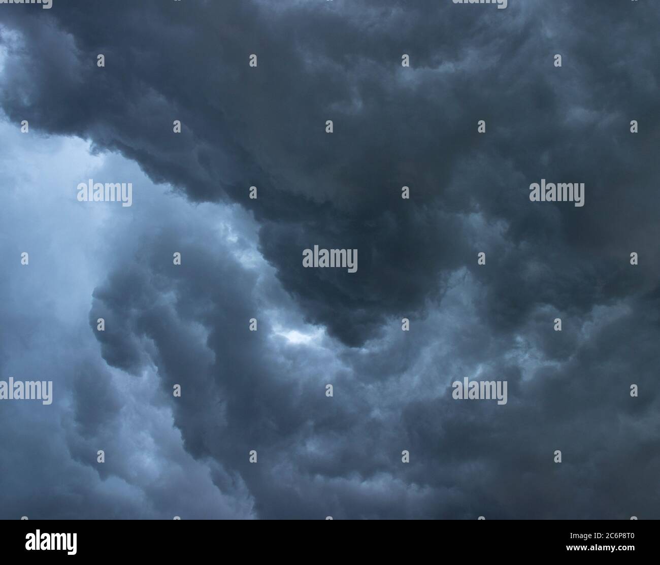 Sturmwolken über Susquehanna Valley, Lancaster County, Pennsylvania Stockfoto