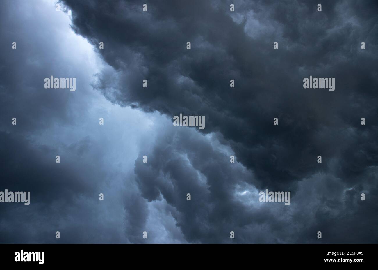 Sturmwolken über Susquehanna Valley, Lancaster County, Pennsylvania Stockfoto