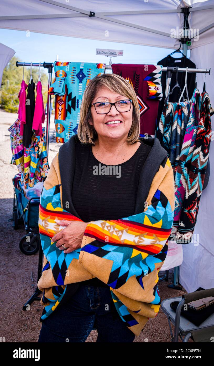 2019 Pueblo Grande Indian Market Stockfoto