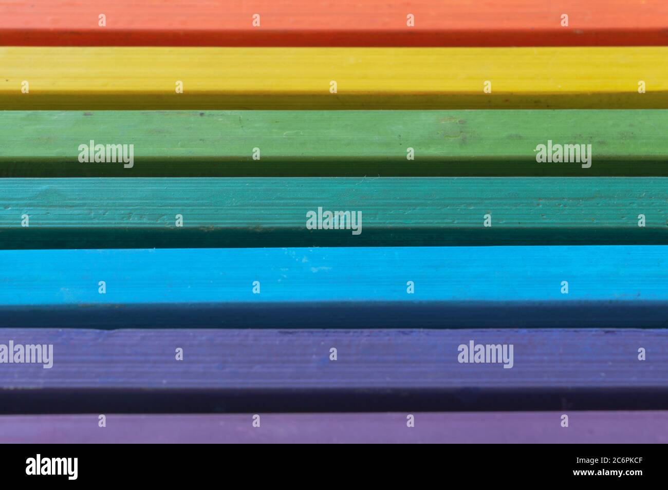 Kreide Pastellstäbchen, abstrakt bunten Hintergrund, Regenbogenfarben Stockfoto
