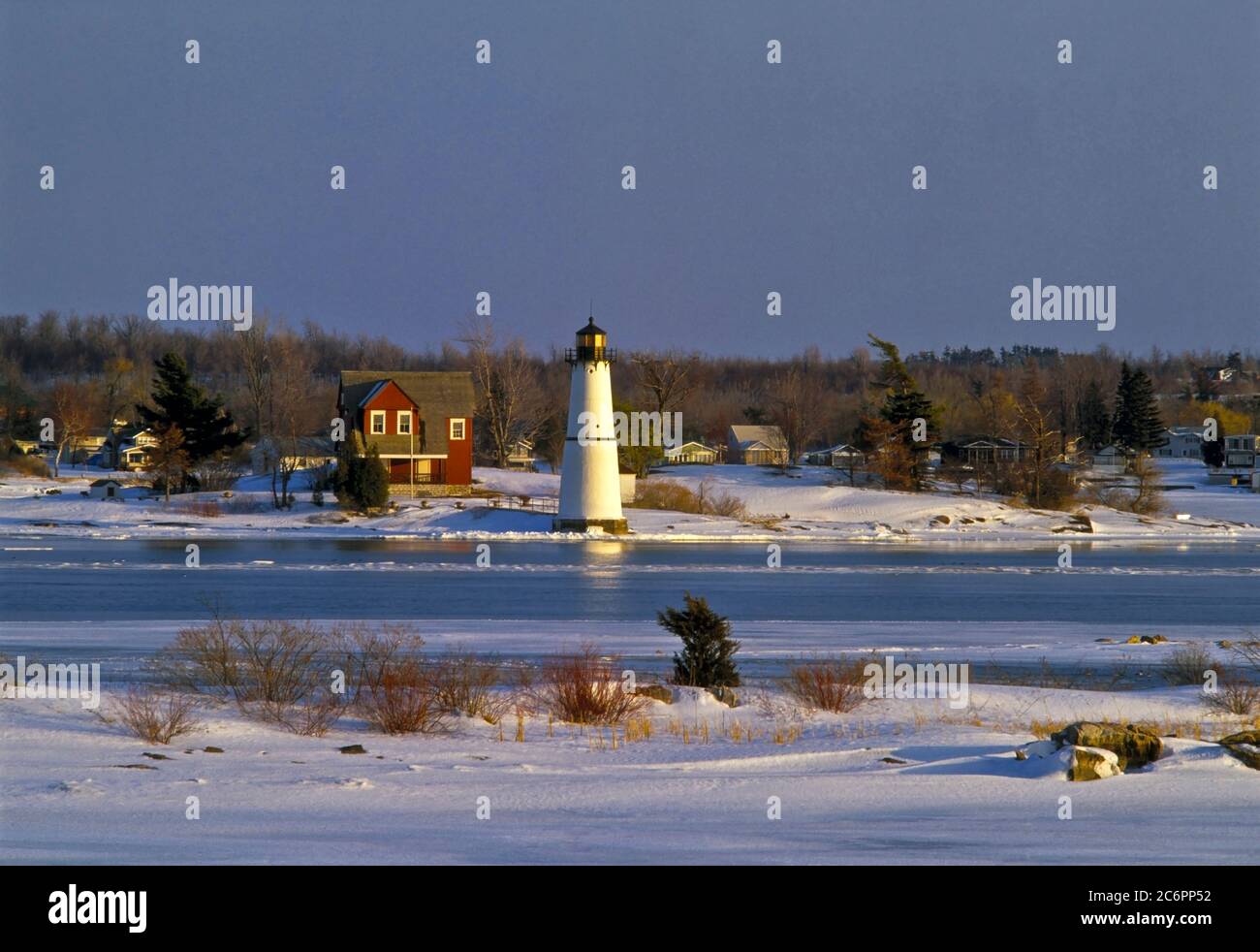 Rock Island Light, New York Stockfoto