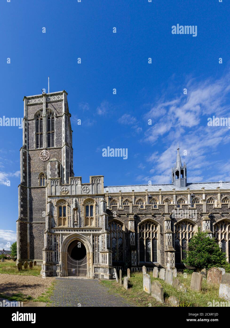 Str. Edmunds Kirche in Southwold, Suffolk, England, Großbritannien, Großbritannien Stockfoto