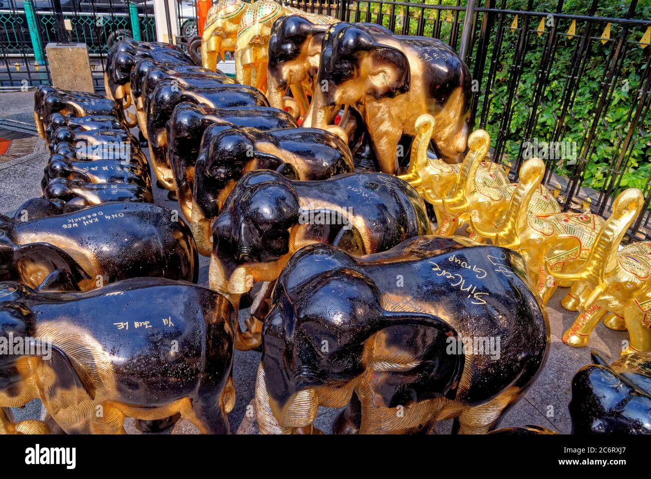 BANGKOK, THAILAND - JANUAR 22: Thai Religious Festival in Siam, Bangkok, Thailand am 22. Januar 2020 Stockfoto