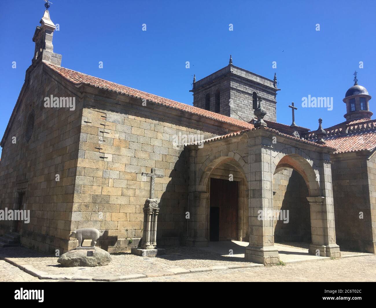 Straßen der Stadt La Alberca in Salamanca Stockfoto