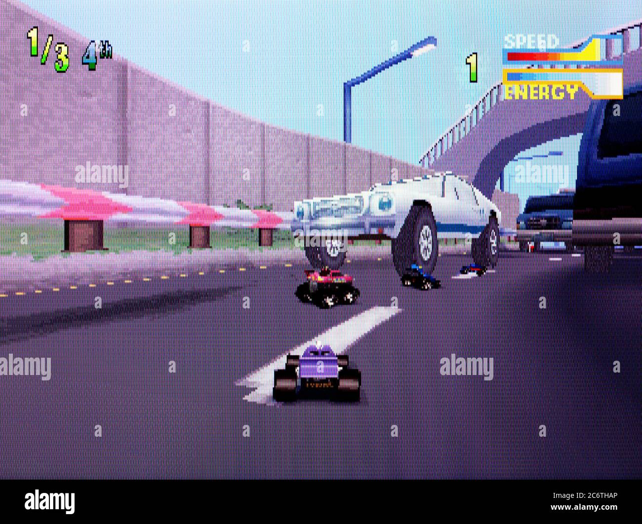 Tyco RC Assault with a Battery - Sony PlayStation 1 PS1 PSX - nur für redaktionelle Zwecke Stockfoto