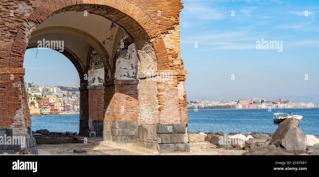 Neapel, Posillipo, Villa lauro Stockfoto