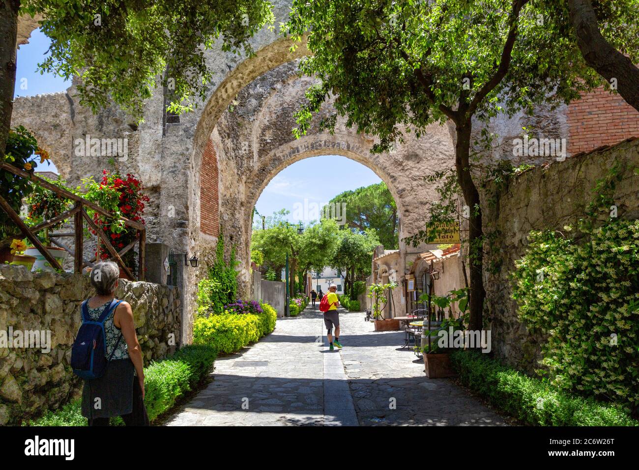 Ravello, Italien - Ravello, das berühmte charmante Dorf an der Amalfiküste Stockfoto