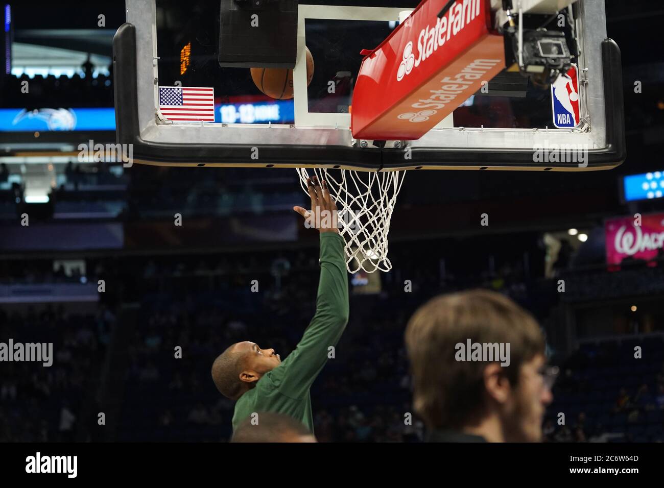 Orlando Magic Gastgeber der Milwaukee Bucks im Amway in Orlando Florida am Samstag, den 8. Februar 2020. Bildnachweis: Marty Jean-Louis Stockfoto
