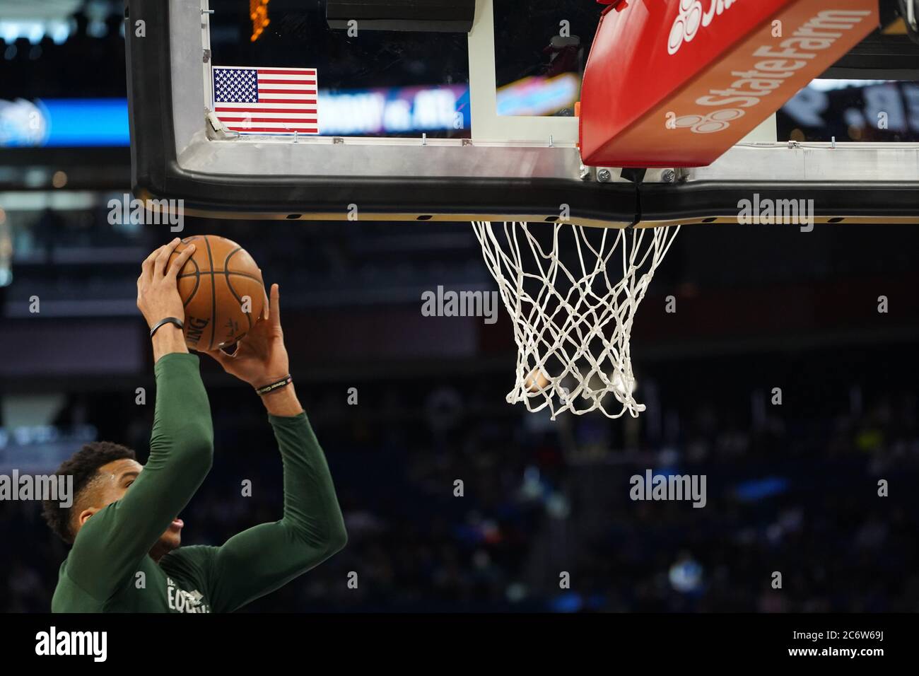 Orlando Magic Gastgeber der Milwaukee Bucks im Amway in Orlando Florida am Samstag, den 8. Februar 2020. Bildnachweis: Marty Jean-Louis Stockfoto