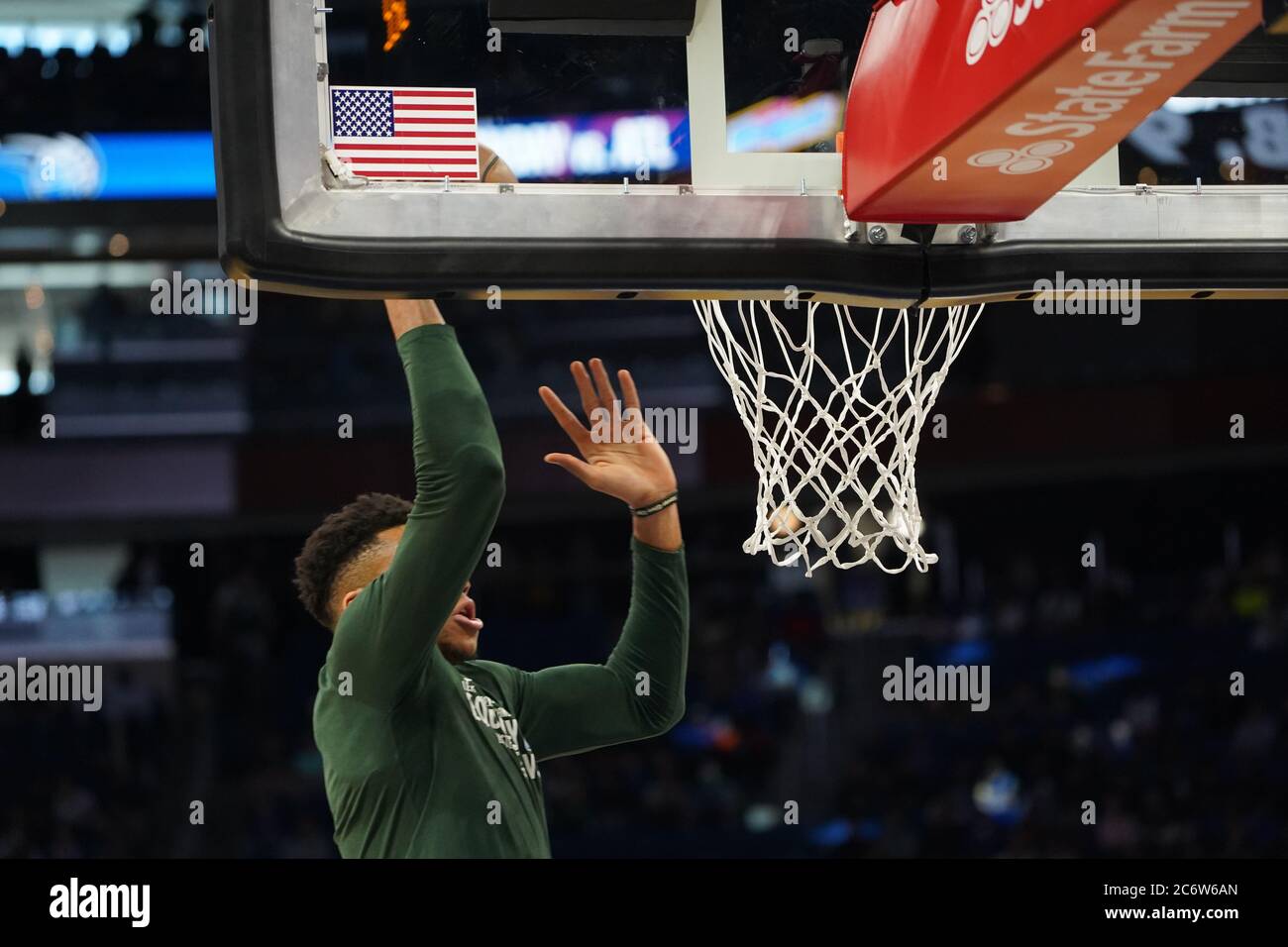 Orlando Magic Gastgeber der Milwaukee Bucks im Amway in Orlando Florida am Samstag, den 8. Februar 2020. Bildnachweis: Marty Jean-Louis Stockfoto