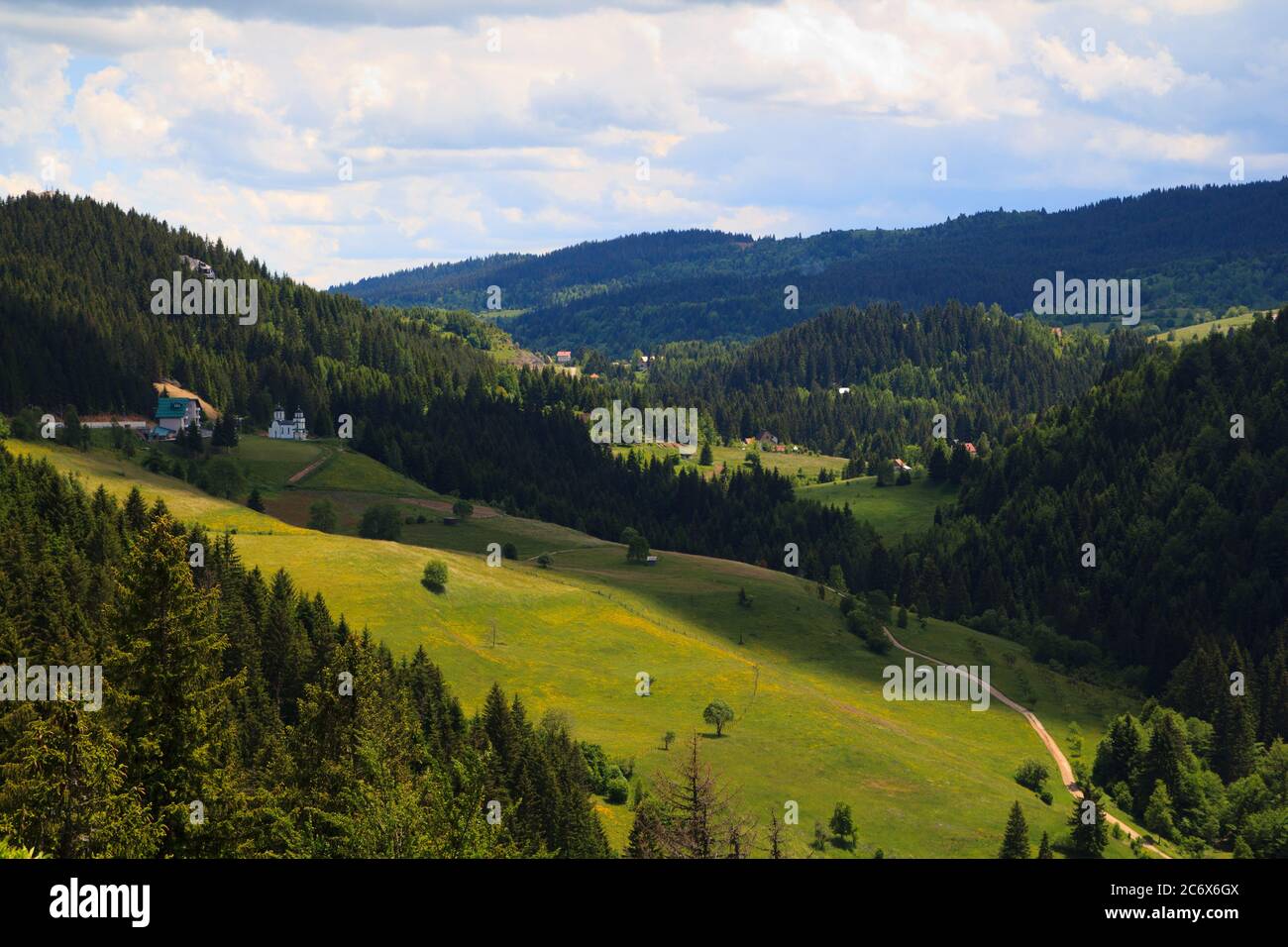 Serbien, Berg Zlatar bei Nova Varos Stockfoto