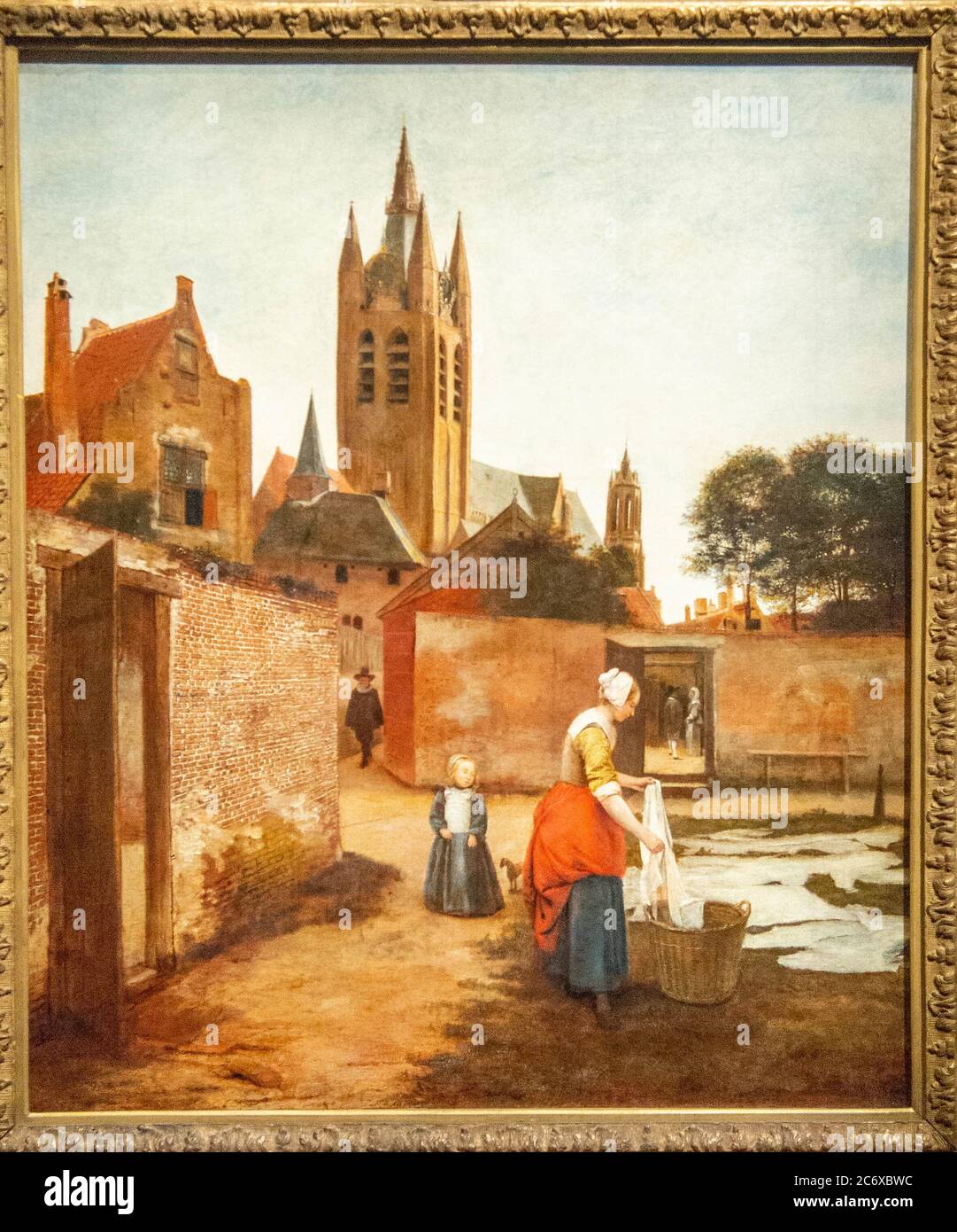 Gemälde von Pieter de Hooch Stockfoto