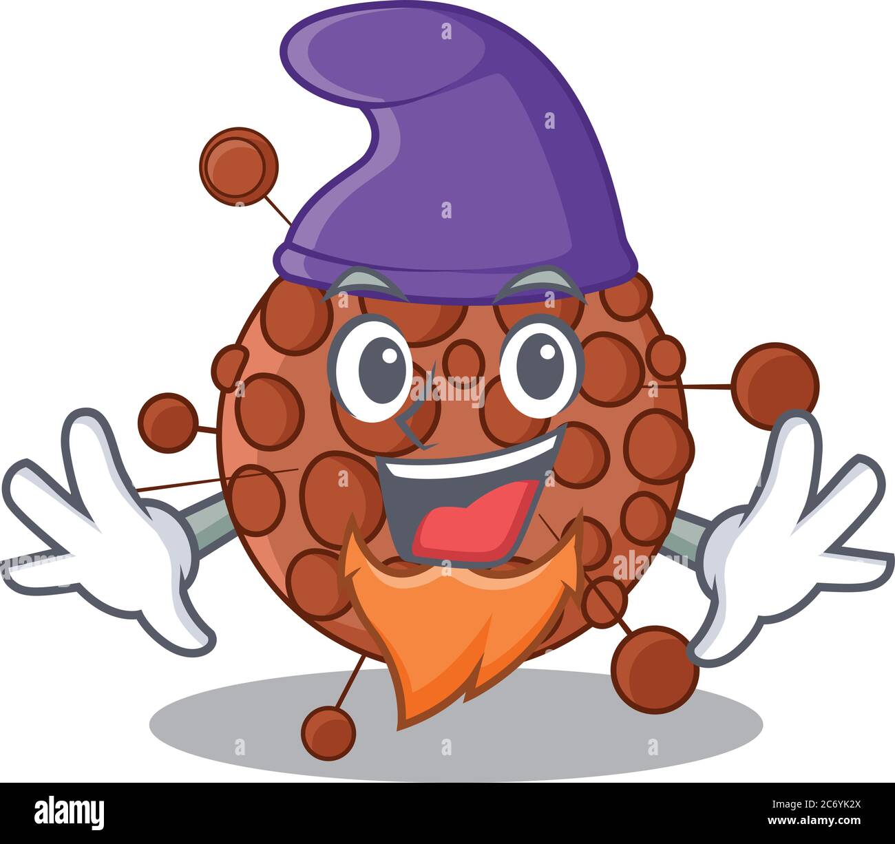 Ein wunderschönes Cartoon-Design von neisseria als Elf-Märchenfigur Stock Vektor