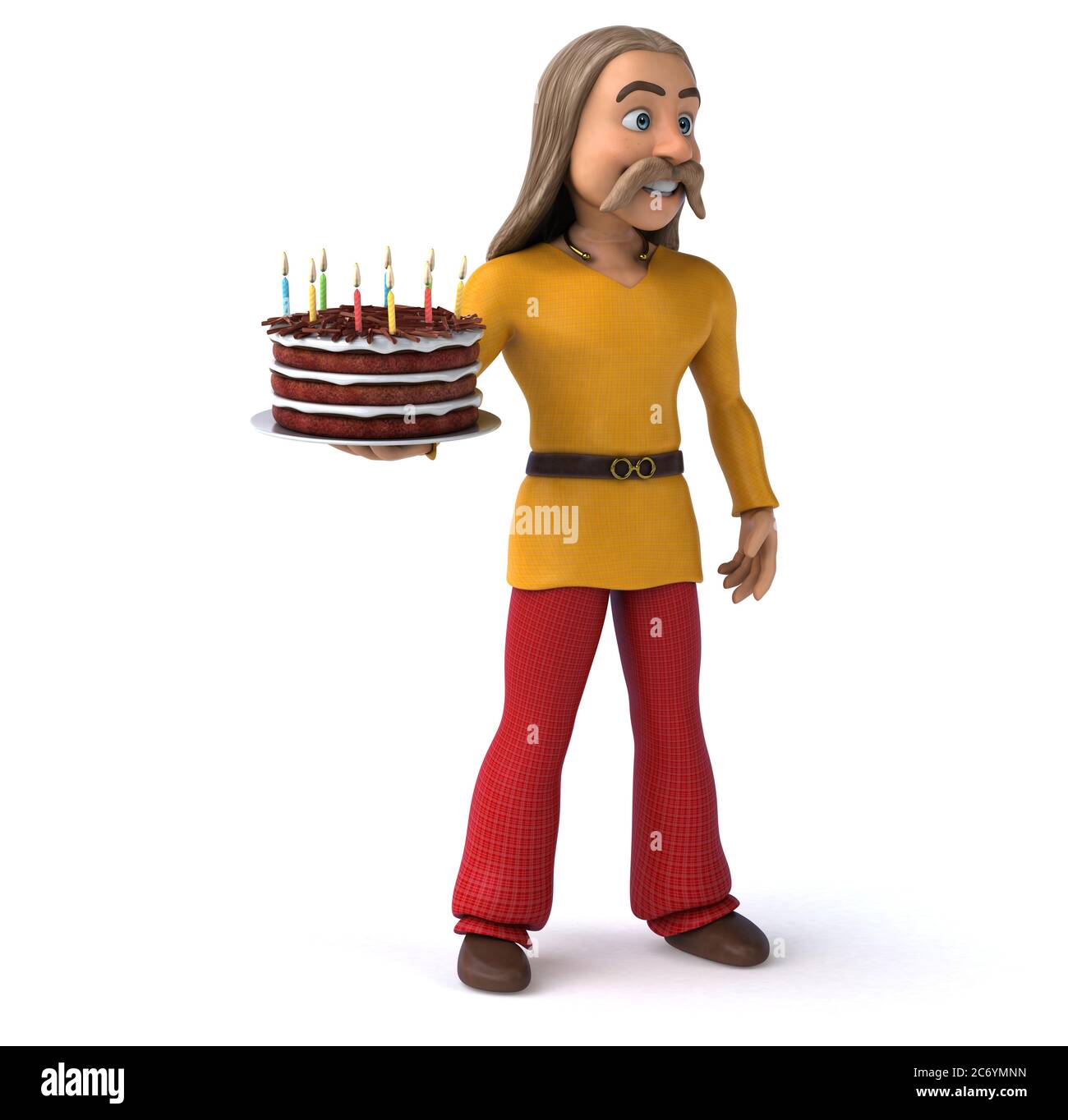 Spaß gaulois - 3D-Darstellung Stockfoto