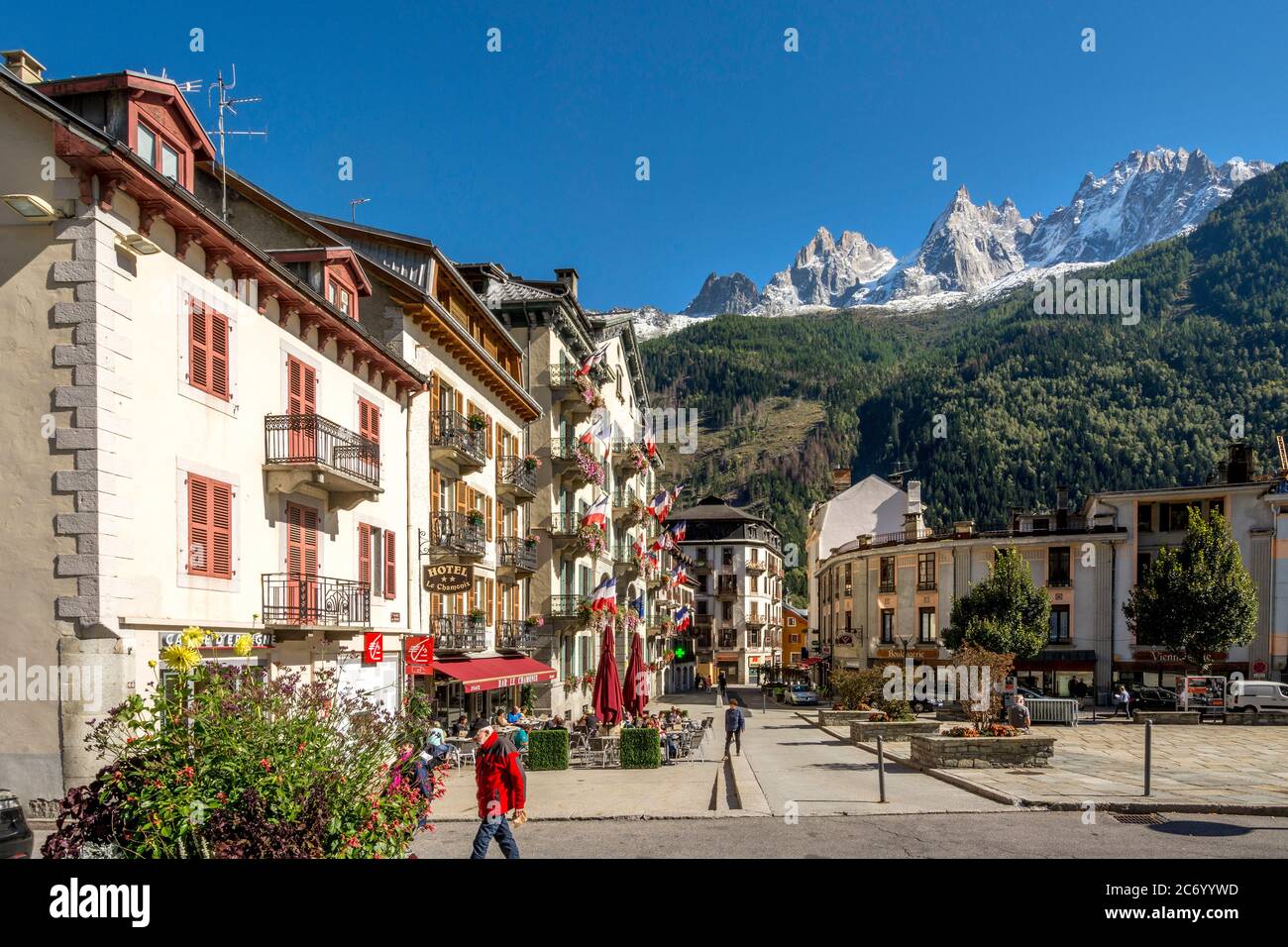 Chamonix, Savoie Department, Auvergne-Rhone-Alpes, Frankreich Stockfoto