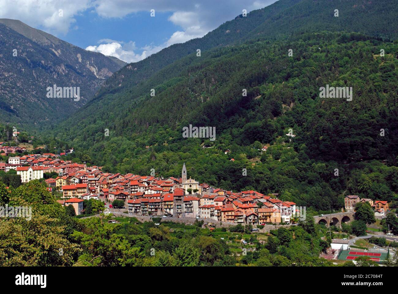Das malerische Dorf SaintMartinVésubie im Haut Pays Niçois In den