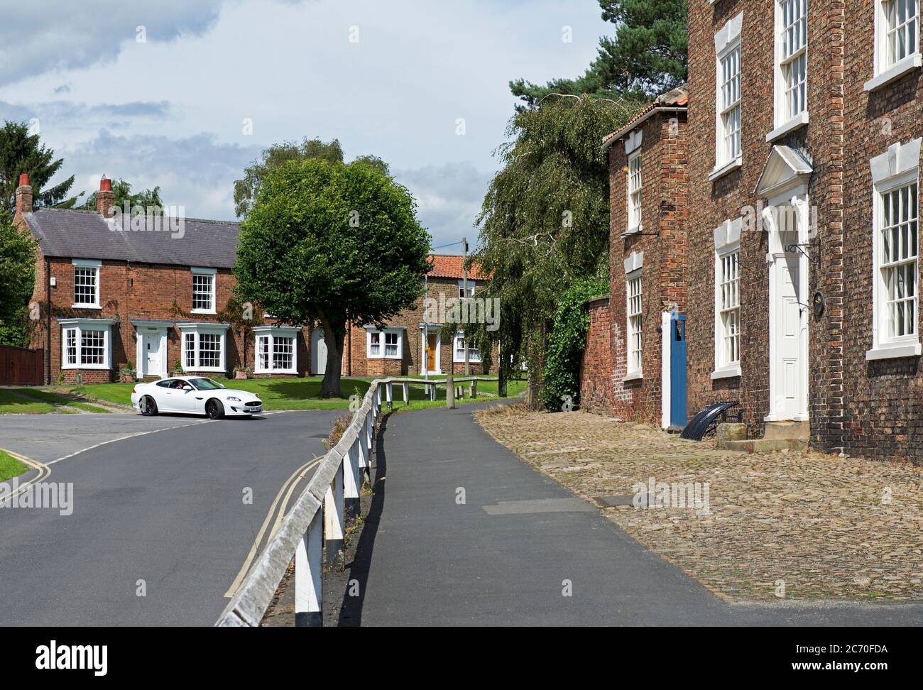 Georgian Häuser in Easingwold, North Yorkshire, England Stockfoto