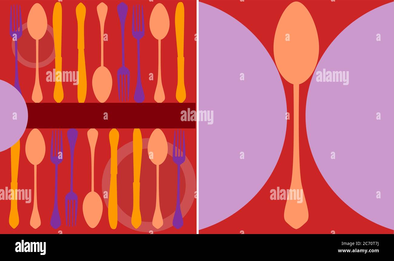 Menü Karte Design Vorlage, kostenlose Kopie sapce Stock Vektor