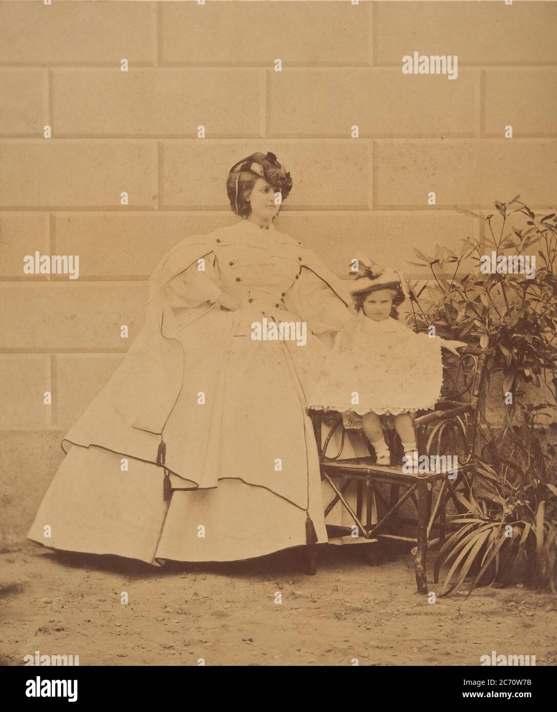 La Colombe et le Tigre, 1860er. Stockfoto