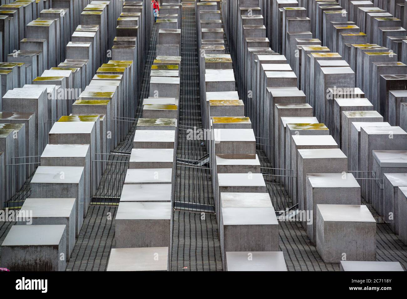 BERLIN, DEUTSCHLAND - 18. SEPTEMBER 2013: Das Denkmal für die ermordeten Juden Europas. Stockfoto