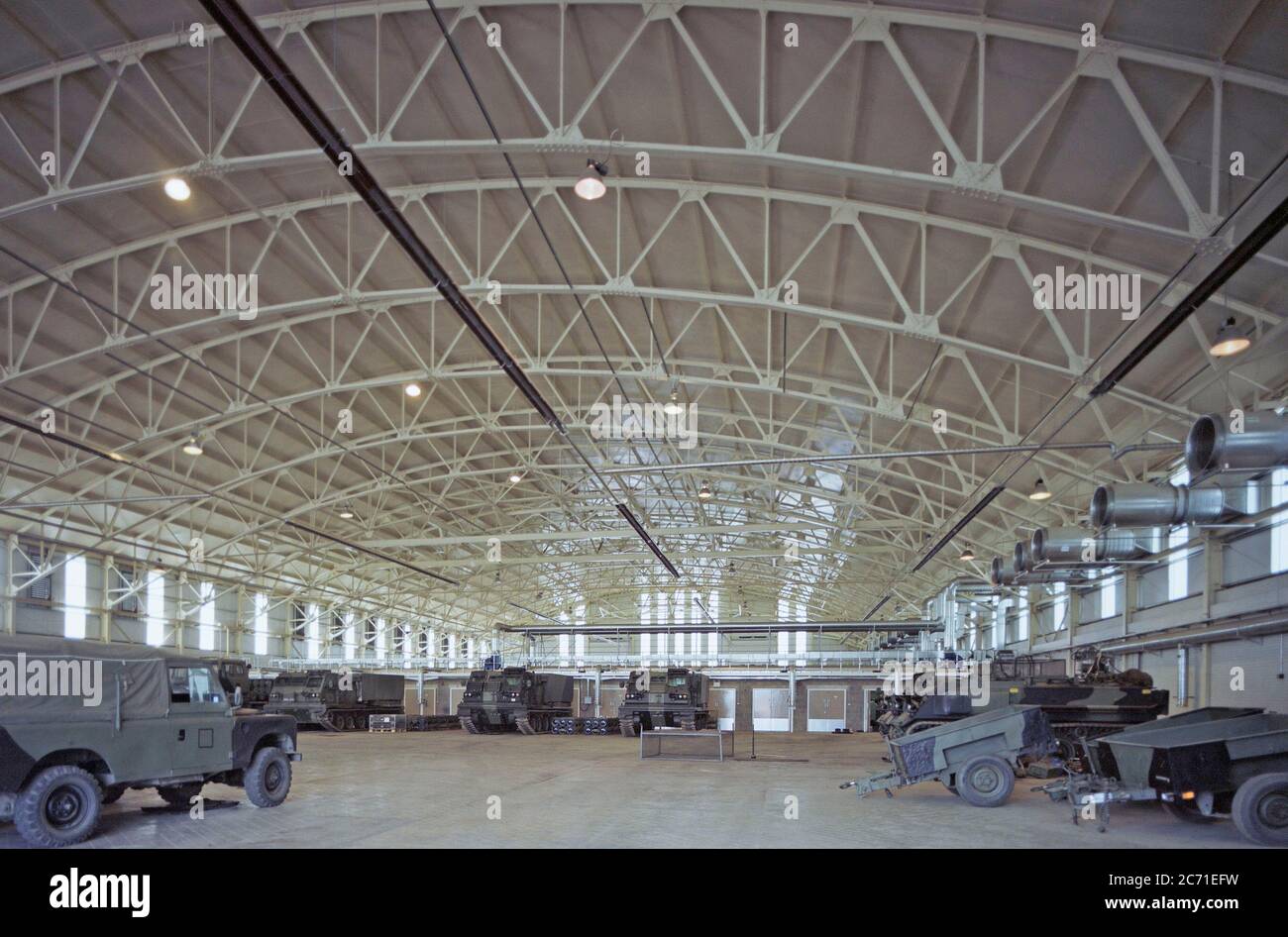 1997. Albemarle Barracks, Northumberland, Großbritannien Stockfoto