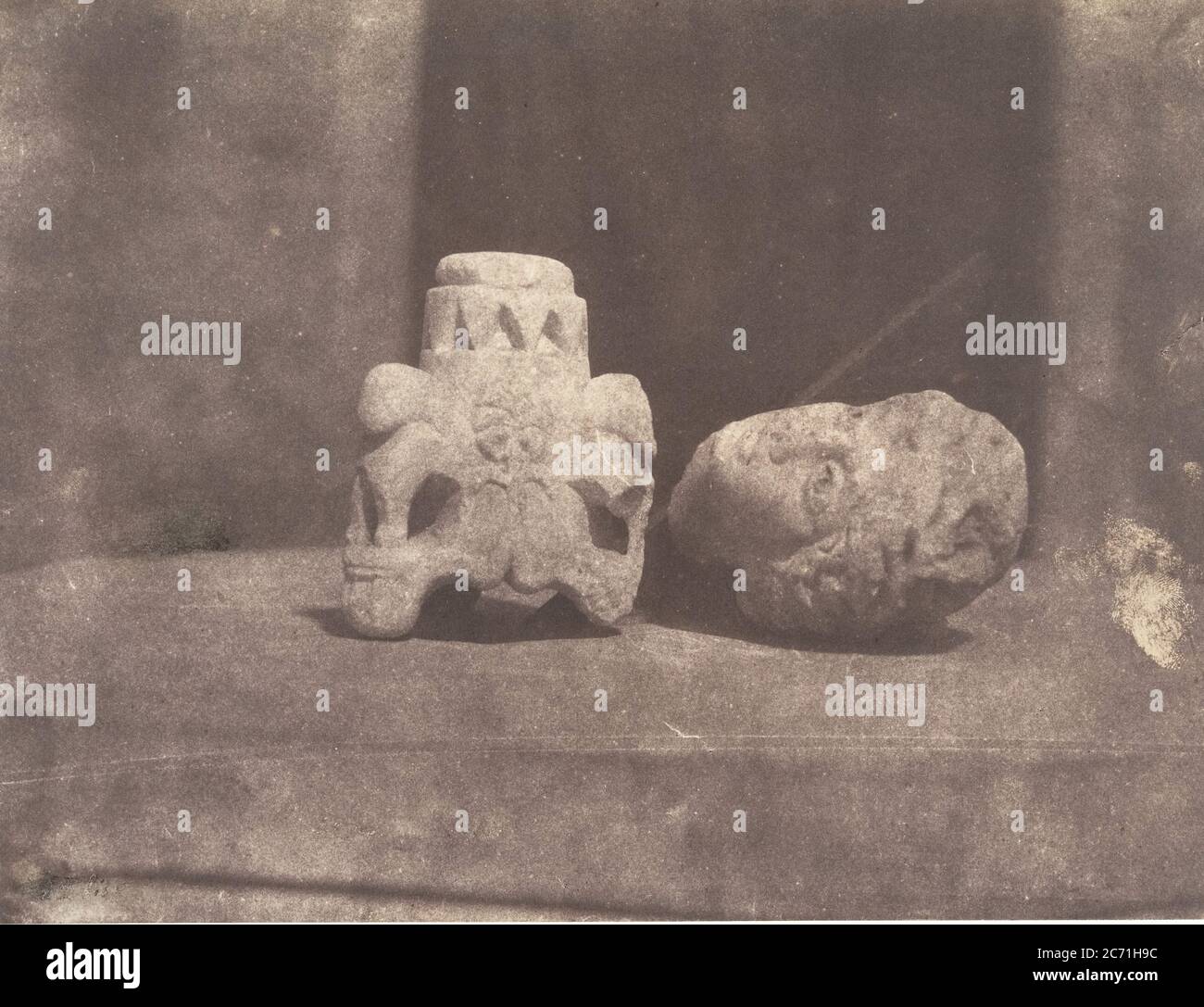 Jérusalem, Fragmente judaïque et romain, 1854. Stockfoto
