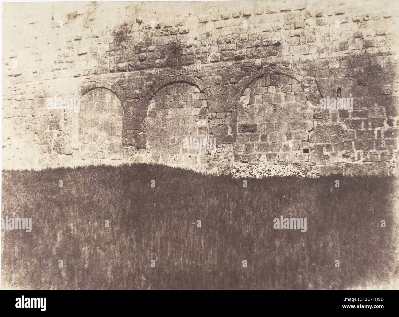 Jérusalem, Enceinte du Temple, Triple porte romaine, 1854. Stockfoto