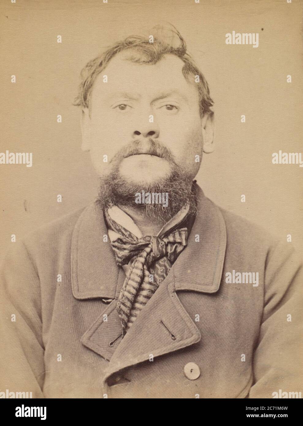 Hot. Jean. 34 (ou 35) ans, n&#xe9; &#xe0; Reims (Marne). Menuisier. Anarchiste. 94., 1894. Stockfoto