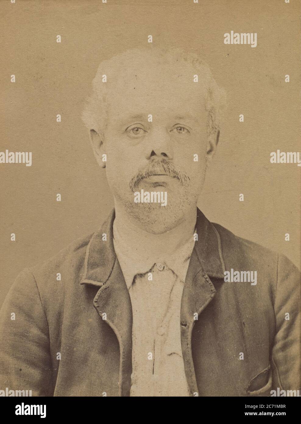 Gama. Joseph. 41 ans, n&#xe9; le 5/3/42 &#xe0; Paris IXe. Graveur. Anarchiste. 94., 1894. Stockfoto