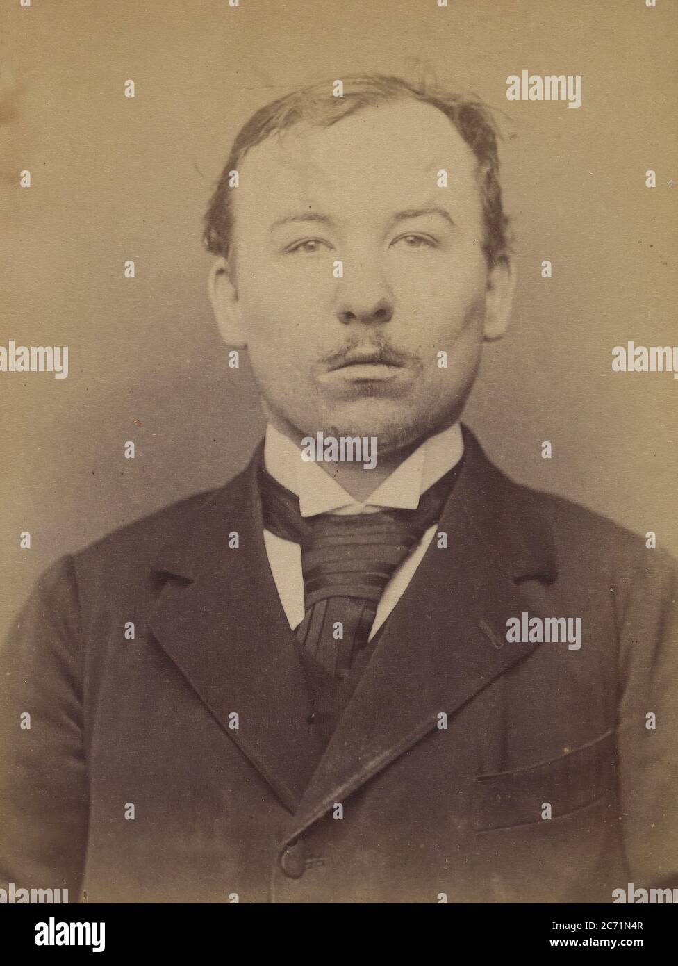 Bruchaesen. Etienne. 31 ans, n&#xe9; &#xe0; Mag Levard (Hongrie). Tailleur d'Habits. Anarchiste. 11/94. , 1894. Stockfoto