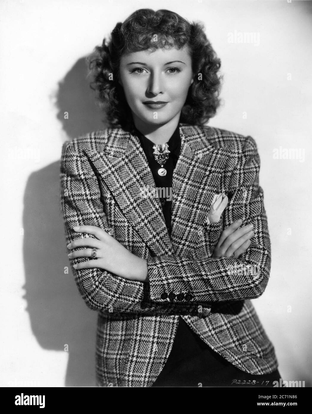 BARBARA STANWYCK 1938 Portrait Werbung für Paramount Pictures Stockfoto