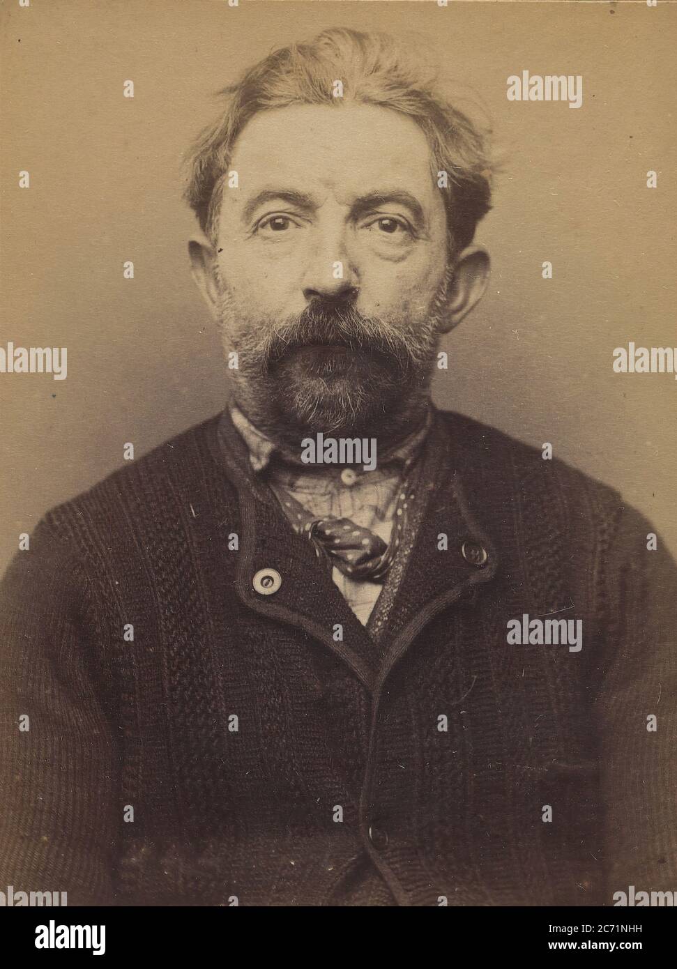 Baben. Hyppolyte, Antoine. 49 ans, n&#xe9; &#xe0; St Sermain (Aveyron). Serrurier. Anarchiste. 94., 1894. Stockfoto
