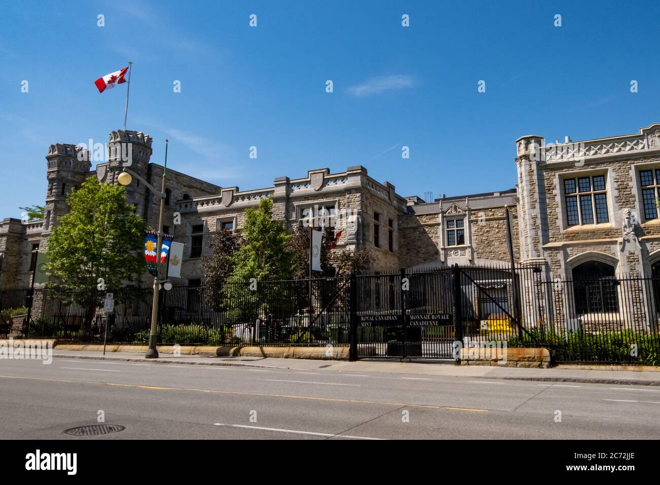 Die Royal Canadian Mint am Sussex Drive in Ottawa. Stockfoto