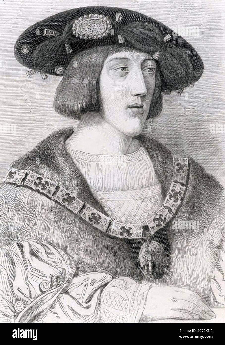 KARL V., Kaiser des Heiligen Römischen Reiches (1500-1558) Stockfoto