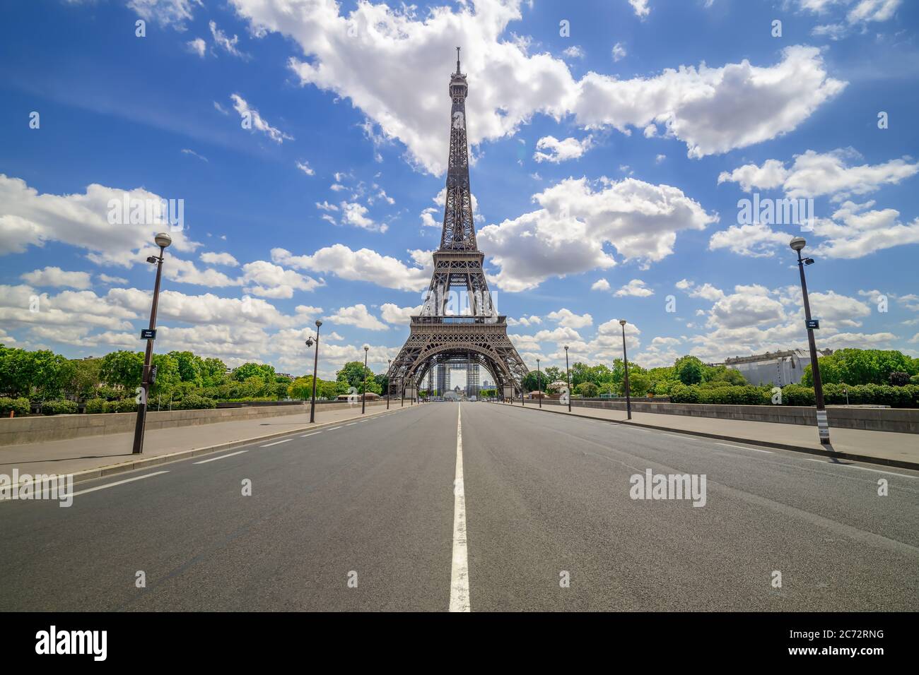 Der berühmte eiffelturm von paris, frankreich Stockfoto