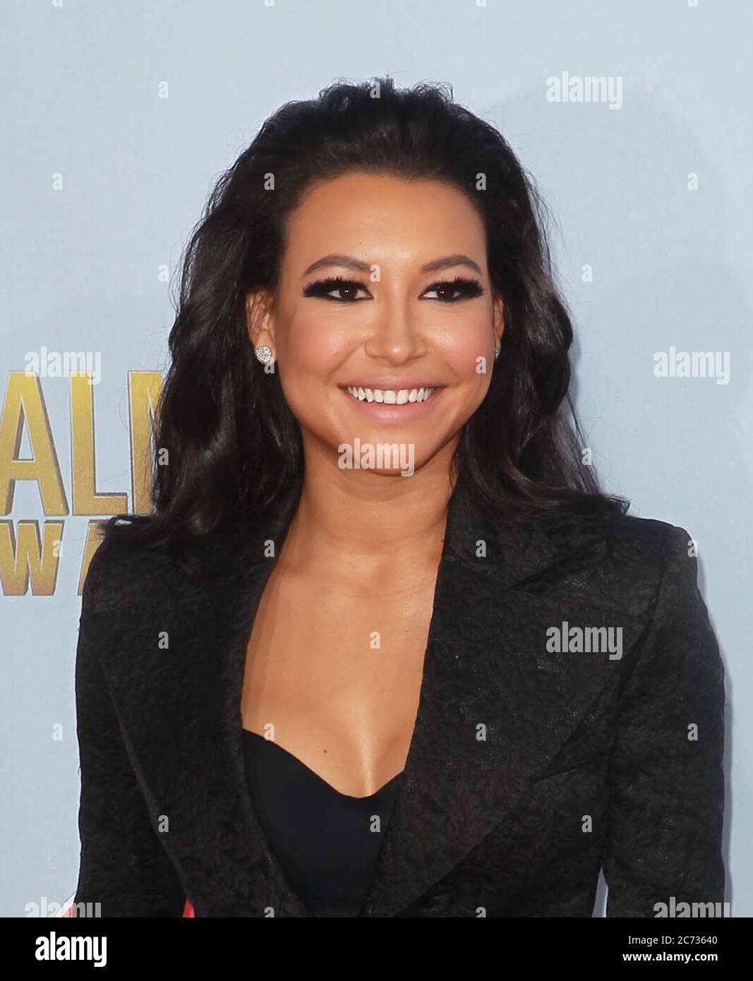 13. Juli 2020 - Naya Rivera, die Schauspielerin, die am besten bekannt ist für die Rolle der Cheerleaderin Santana Lopez auf Glee, wurde als tot bestätigt. Rivera, 33, soll beim Schwimmen im See mit ihrem 4-jährigen Sohn ertrunken sein, der auf ihrem Mietponton-Boot eingeschlafen war, nachdem es für die Rückkehr überfällig war. 16. September 2012 - Pasadena, Kalifornien - Naya Rivera. 2012 NCLR ALMA Awards - Ankunft im Pasadena Civic Auditorium. (Bild: © Kevan Brooks/AdMedia via ZUMA Wire) Stockfoto