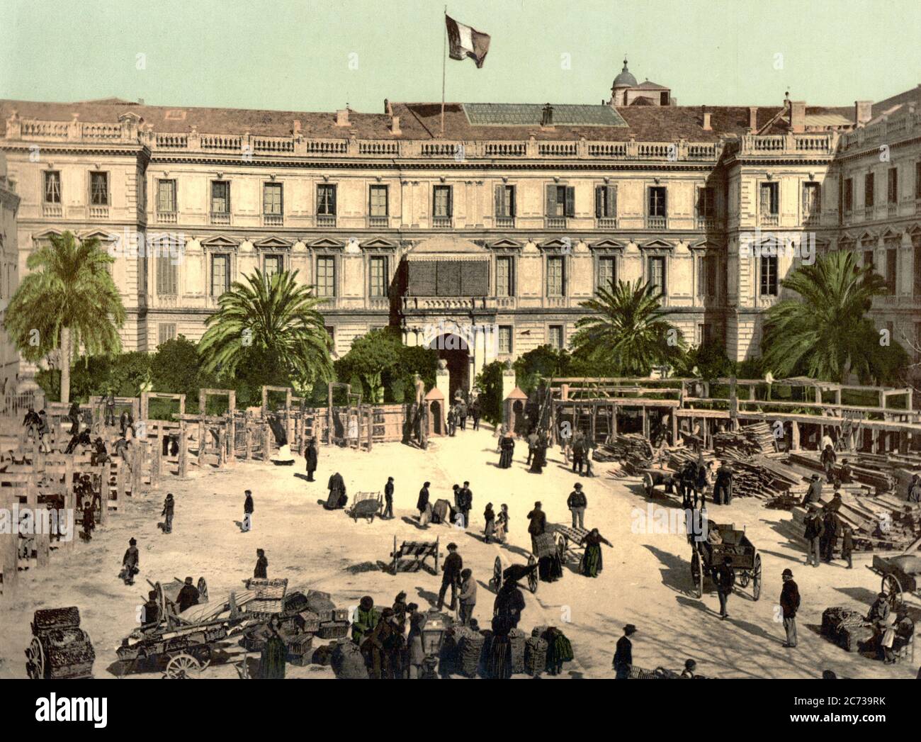 Palais de la Prefecture, Nizza, Riviera, Frankreich, um 1900 Stockfoto
