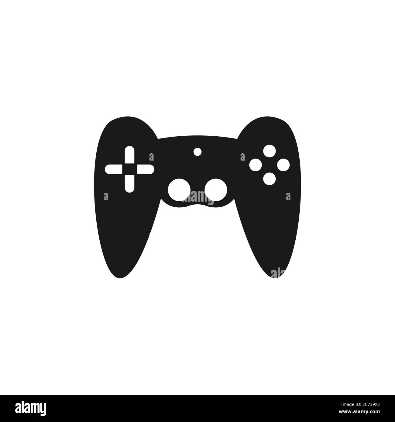 Game Pad Vektor Design Illustration Stock Vektor