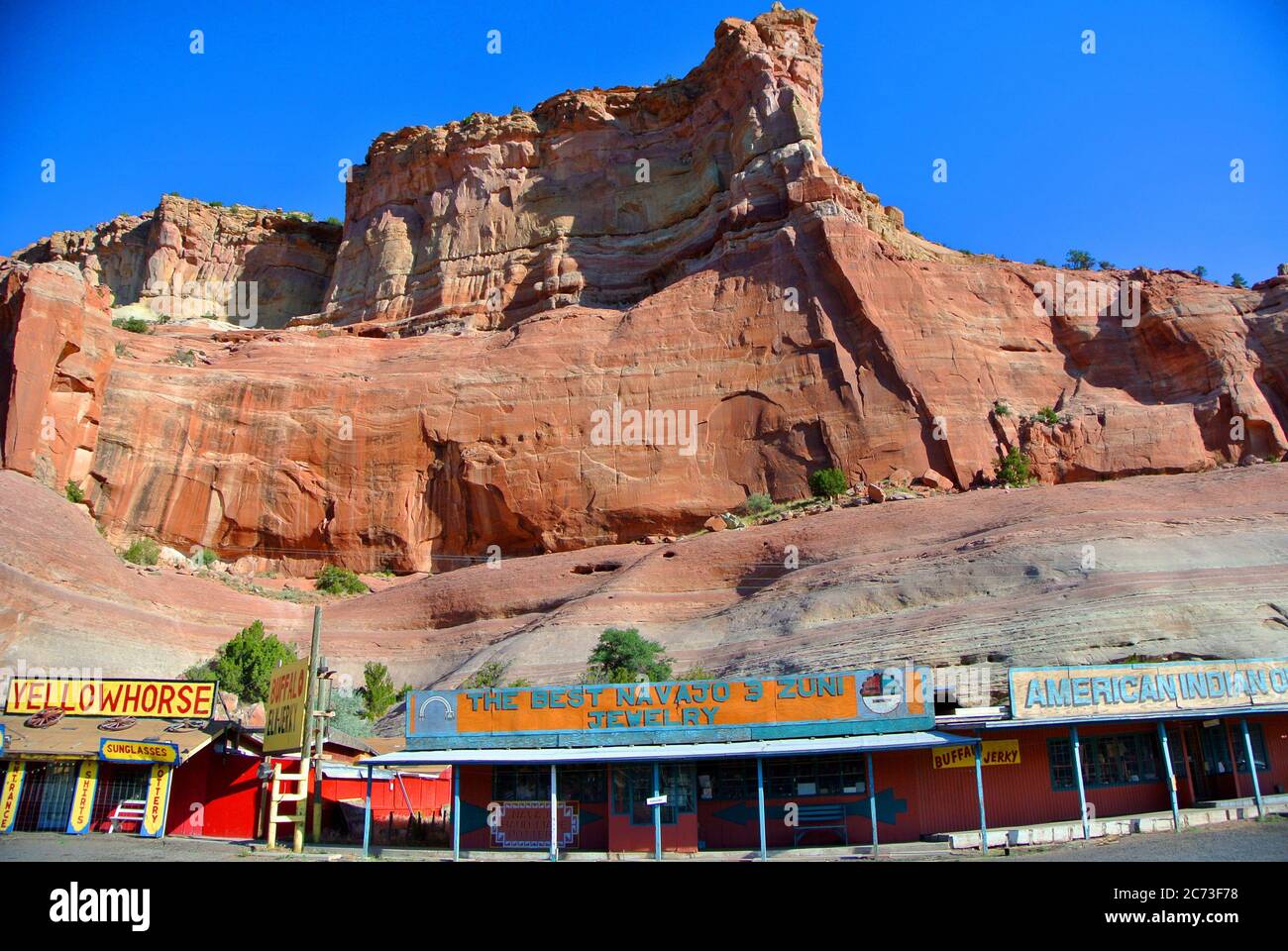 Yellowhorse navajo Handelsposten im Westen von New mexico Stockfoto