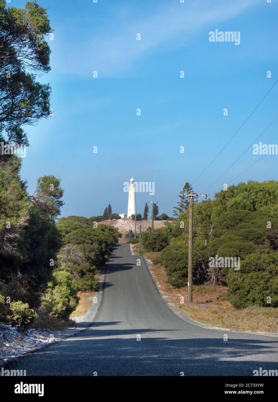 Wadjemup Leuchtturm, Rottnest Island, Westaustralien Stockfoto