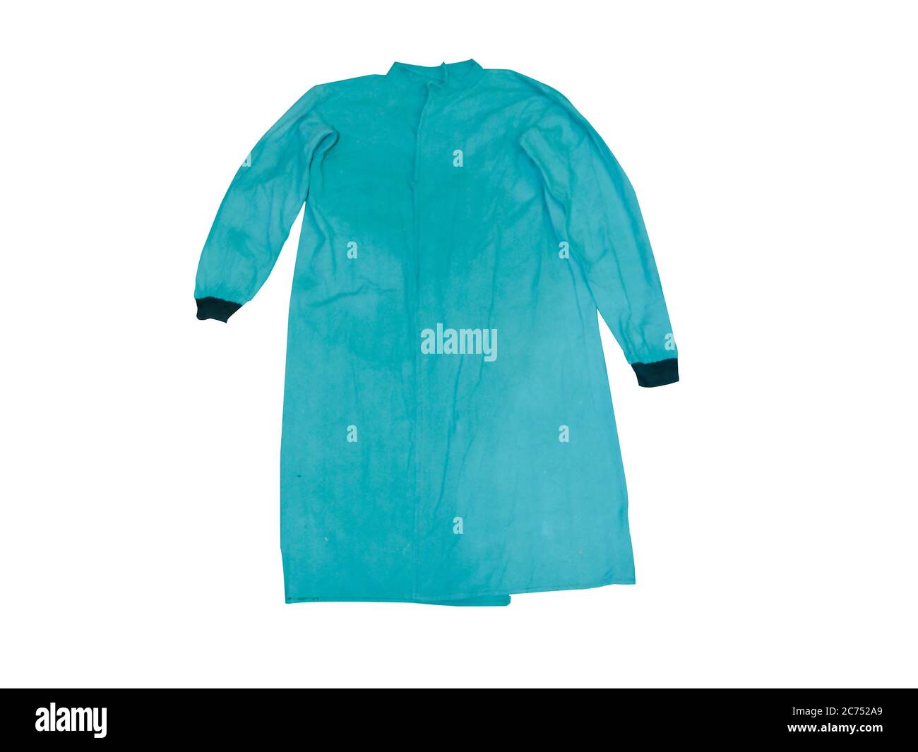 Einweg-OP-Kittel für Krankenhaus, eine persönliche Schutzausrüstung für Corona-Virus Prävention Stockfoto