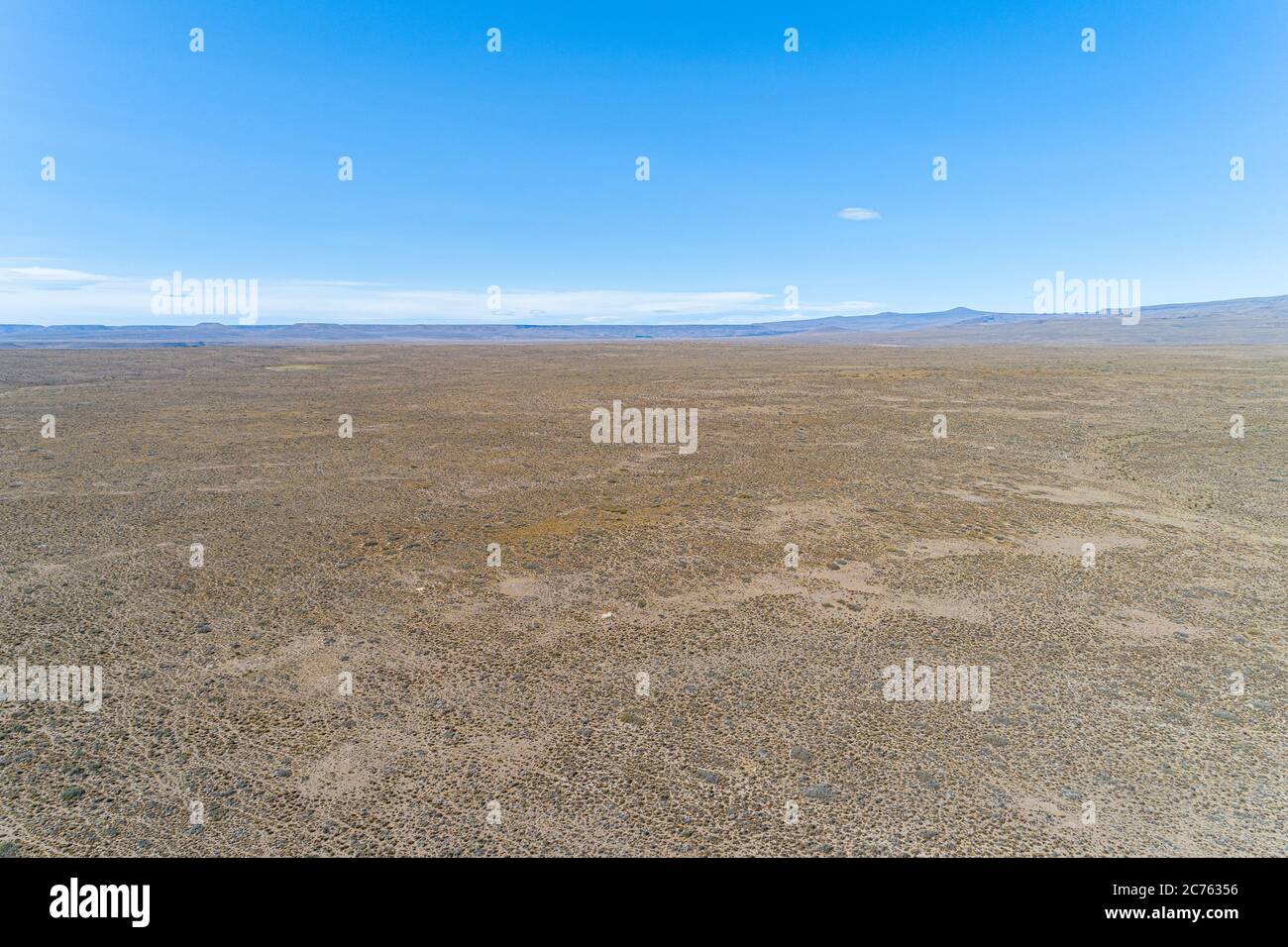 Blick auf die Route 40 - Patagonien Argentinien Stockfoto